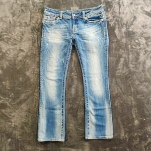 Miss Me Boot Cut Jeans Mid Rise Size 31x29